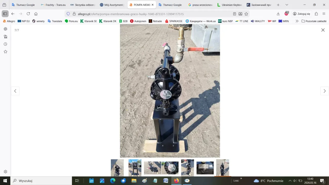 Mембранний насос Graco Husky 1040 7