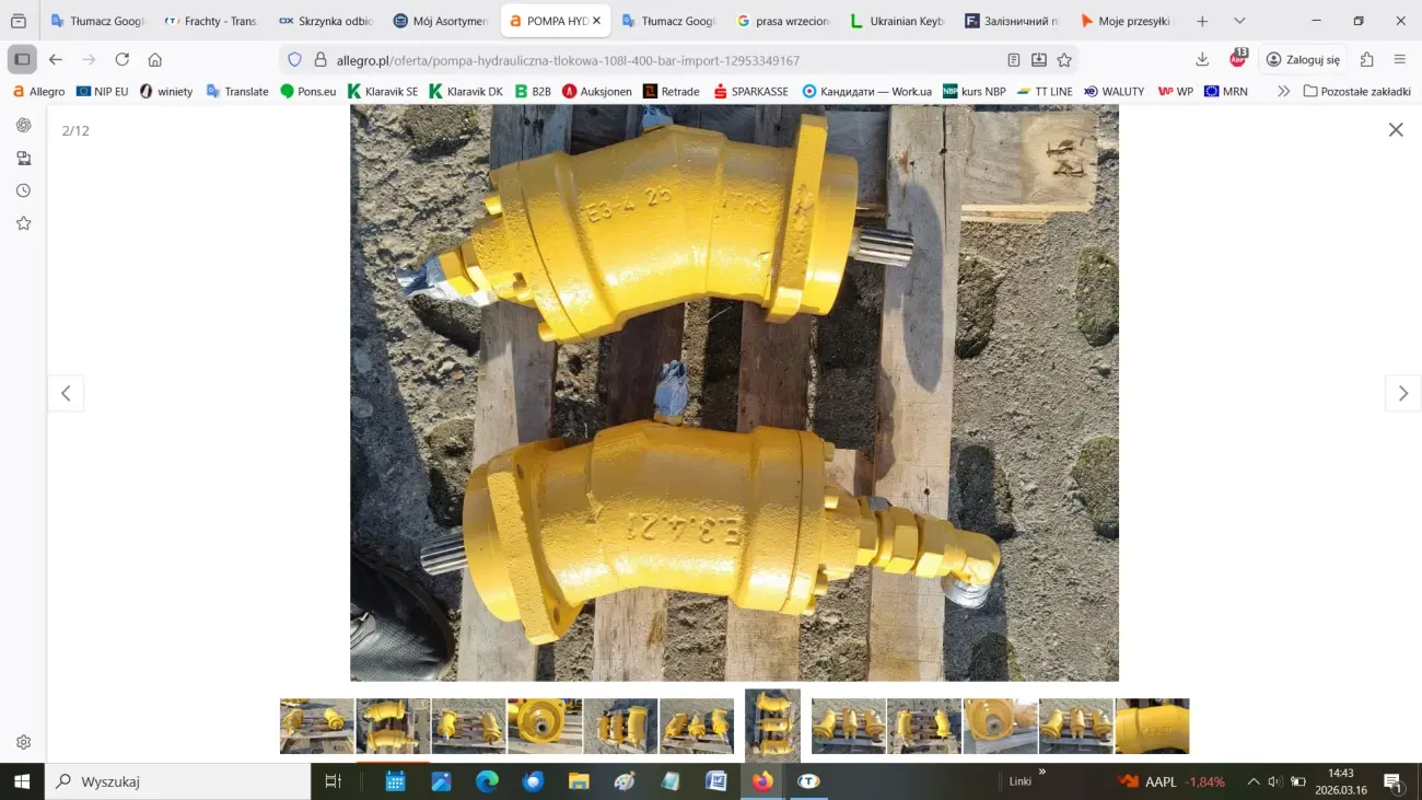 Aксіально-поршневий гідравлічний насос 2