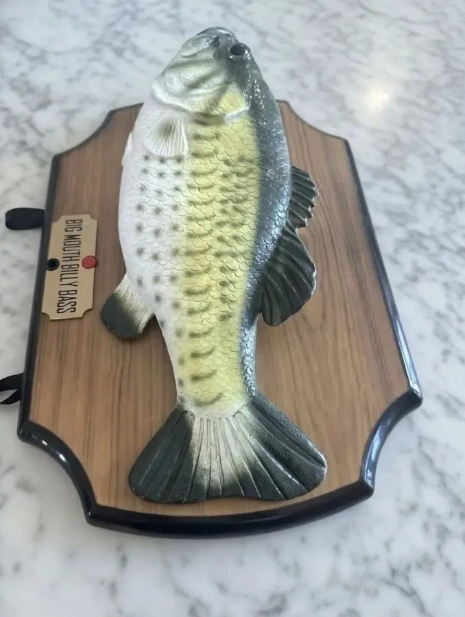 Поющая рыба Big Mouth Billy Bass из сериала Сопрано винтаж 4