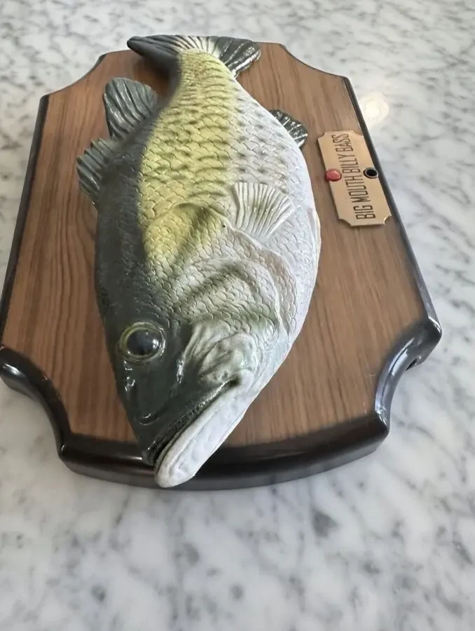 Поющая рыба Big Mouth Billy Bass из сериала Сопрано винтаж 5