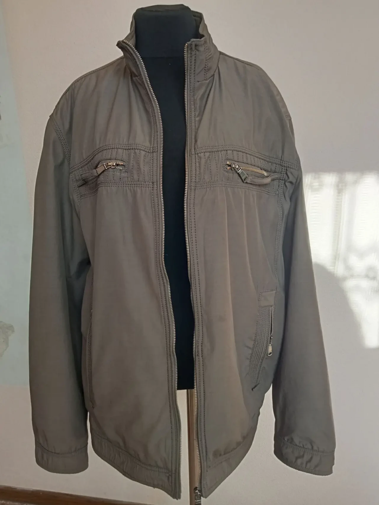 Куртка чоловіча демісезонна хакі розмір 56