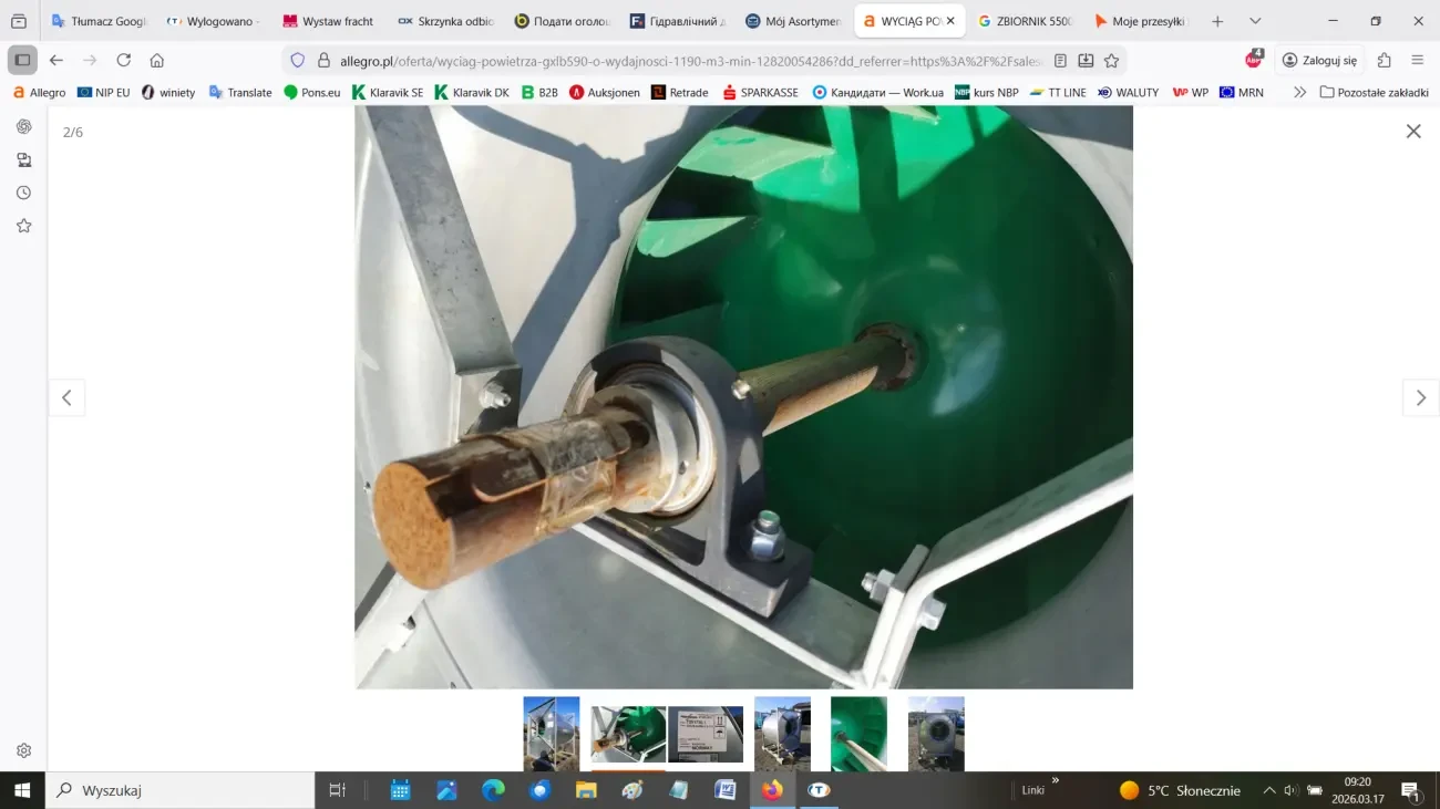 Повітряна витяжка (радіальний вентилятор) GXLB 590 2