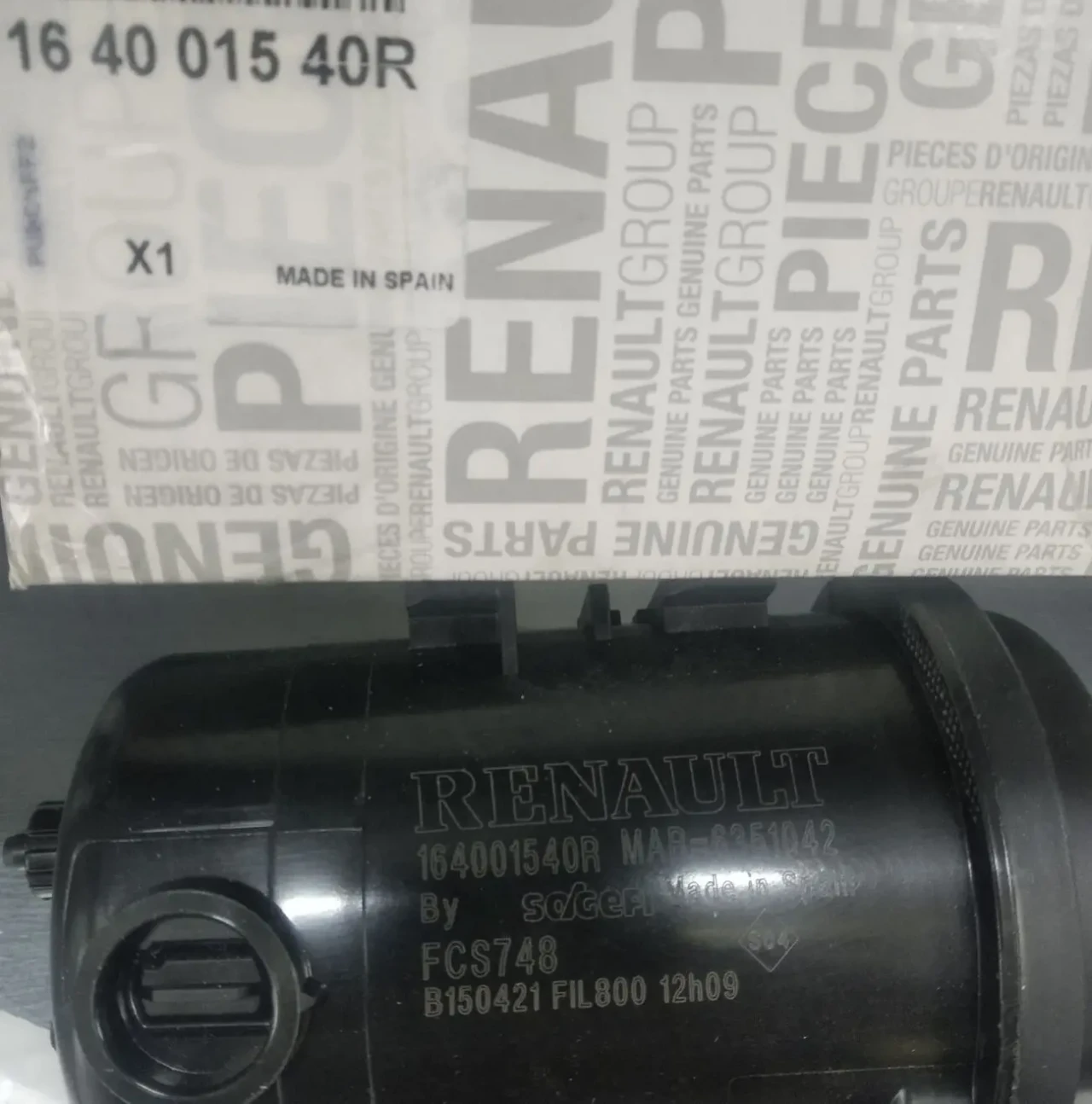 164001540R Фільтр паливний (дизель) 2