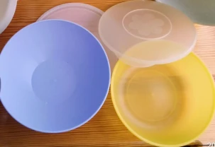 Миска емкость салатник с крышкой 2 л, пластик, для продуктов