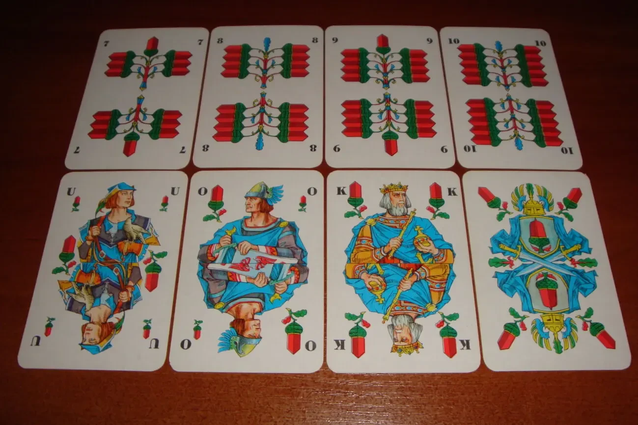 Игральные карты SKAT, 1974 г. 2