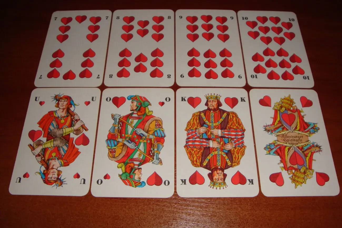 Игральные карты SKAT, 1974 г. 5