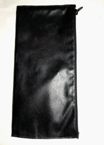 Сумочка косметичка чехол на змейке,черный 29 см, текстиль