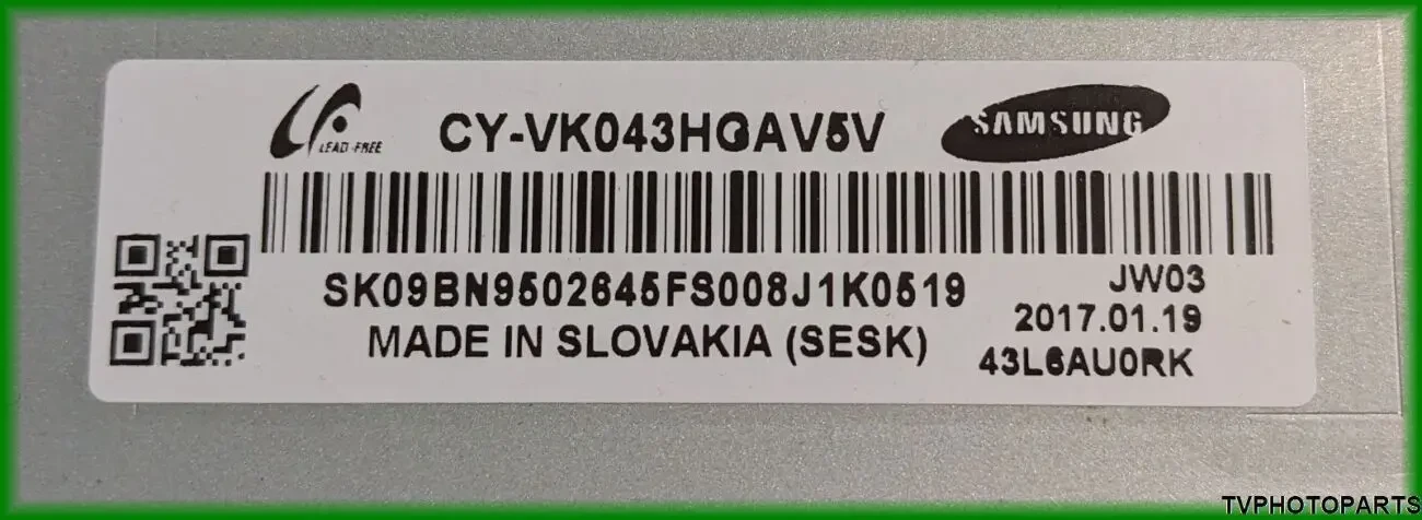 блок живлення L40E6 KSM BN44-00875A для Samsung UE43KU6650 4
