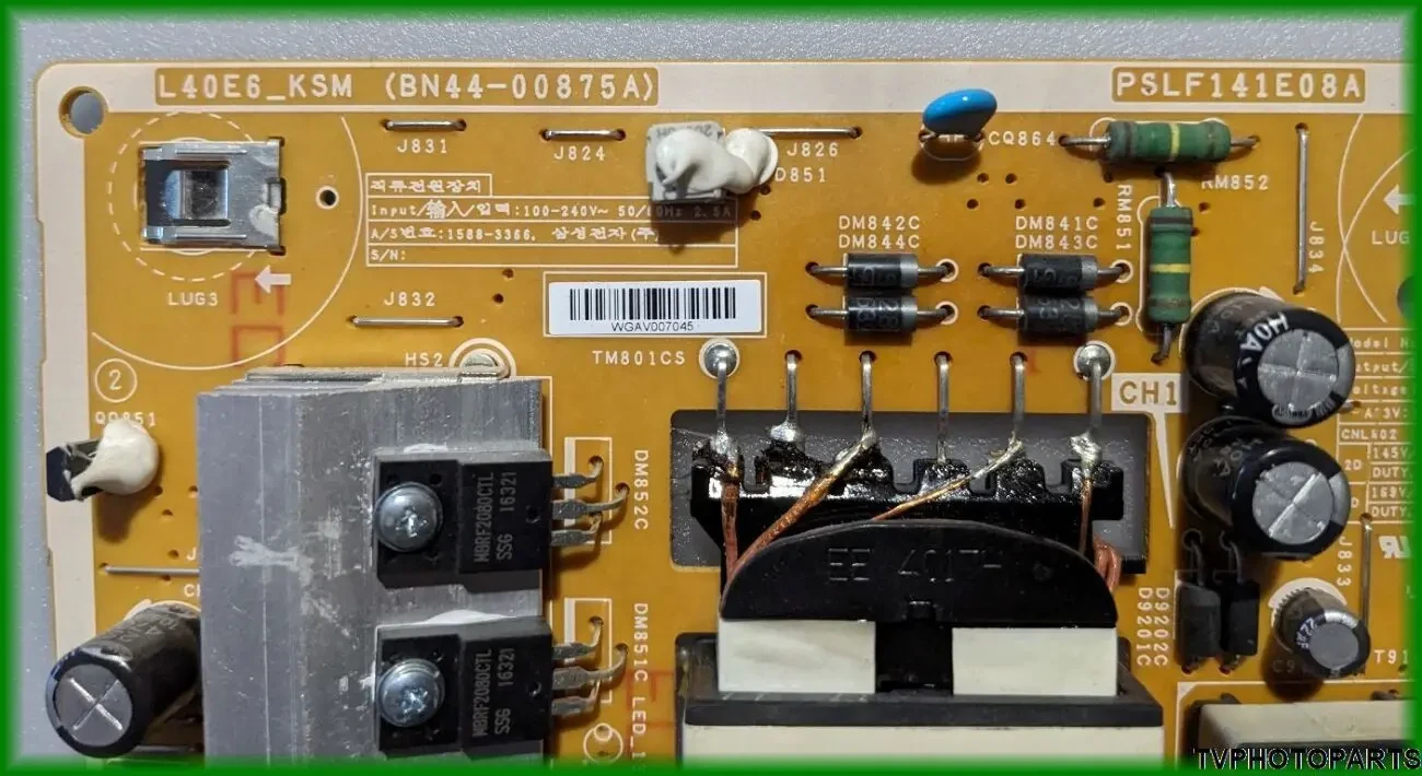 блок живлення L40E6 KSM BN44-00875A для Samsung UE43KU6650 2
