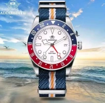 Часы Addiesdive GMT 200m в стиле Pepsi