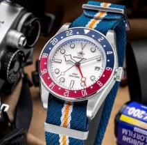 Часы Addiesdive GMT 200m в стиле Pepsi