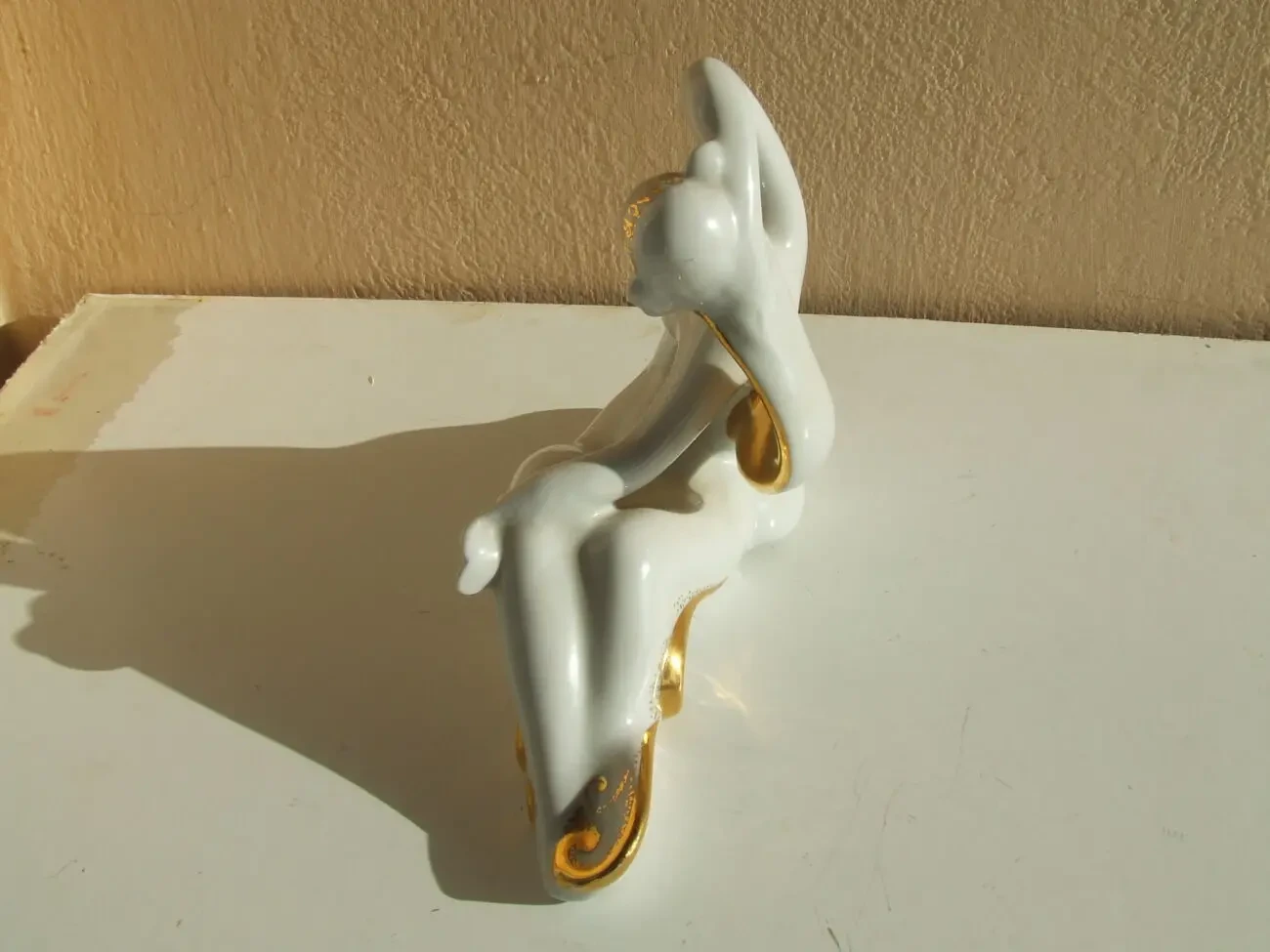 Порцелана дівчина Ворскла 1980 рр. роз. 15 х 20 см. Полтавський фарф 5