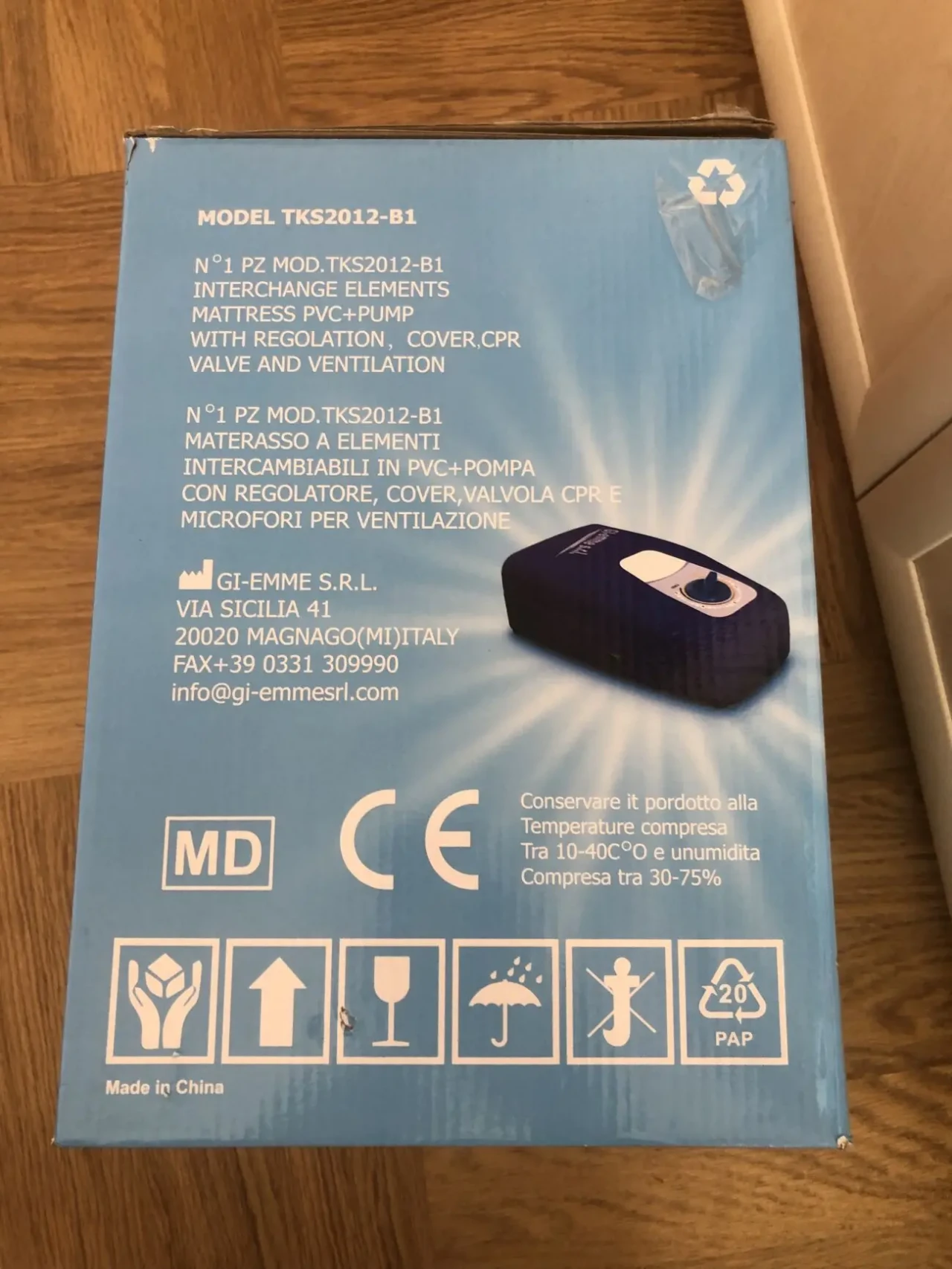 Протипролежневий секційний матрац gi-emme tks-2012 b 2