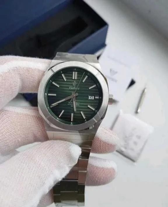 Мужские часы бизнес стиля cadisen sapphire nh35a