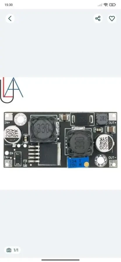Плата dc-dc пониження підвищення