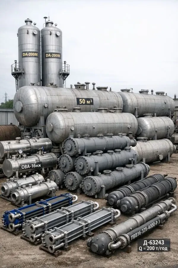 Продається комплект промислового теплотехнічного обладнання