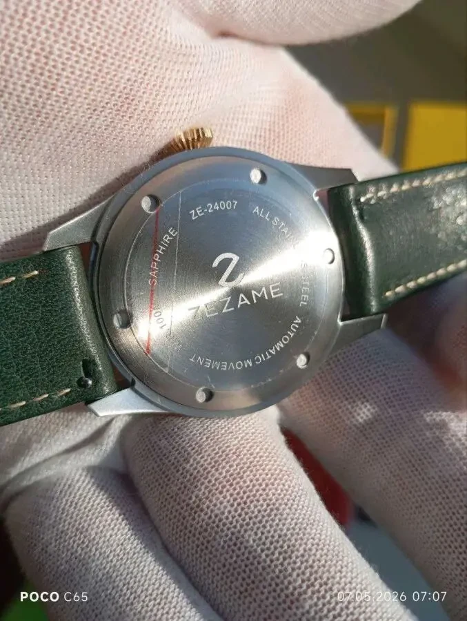 Мужские механические наручные часы Zezame Глаза Дракона YN55 7