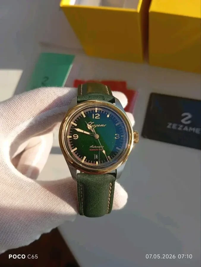 Мужские механические наручные часы Zezame Глаза Дракона YN55 2
