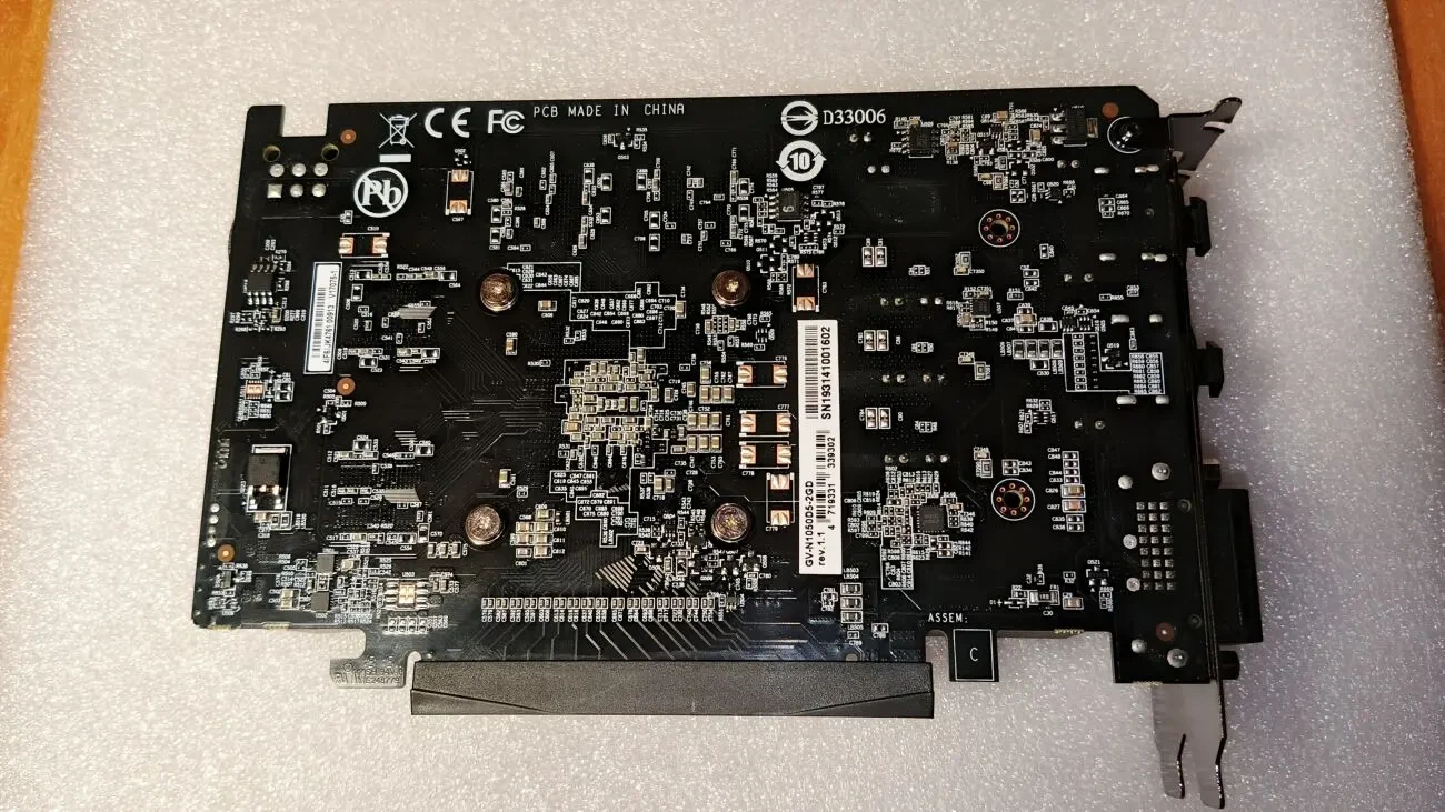 Видеокарта GeForce GTX 1050 2 ГБ Gigabyte D5 (GV-N1050D5-2GD) (Новая) 2