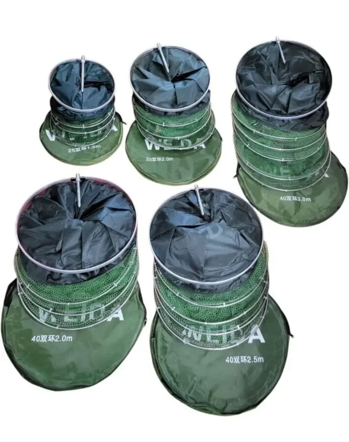 Прорезиненные садки для рыбы Weida 2,5 и 3,00 метра