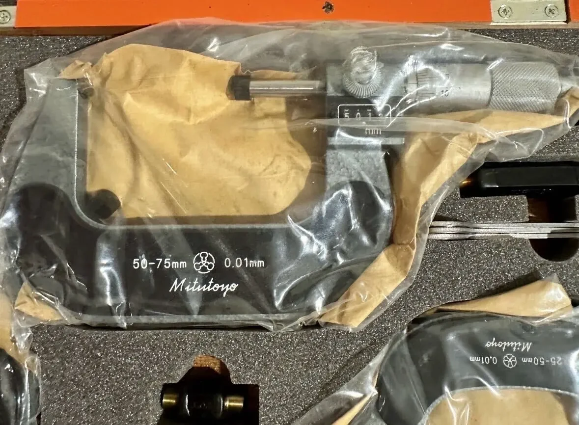 Набір мікрометрів цифрових 0-75мм Mitutoyo 4