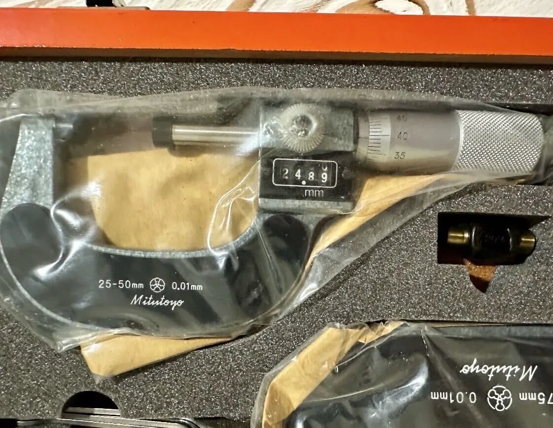 Набір мікрометрів цифрових 0-75мм Mitutoyo 3