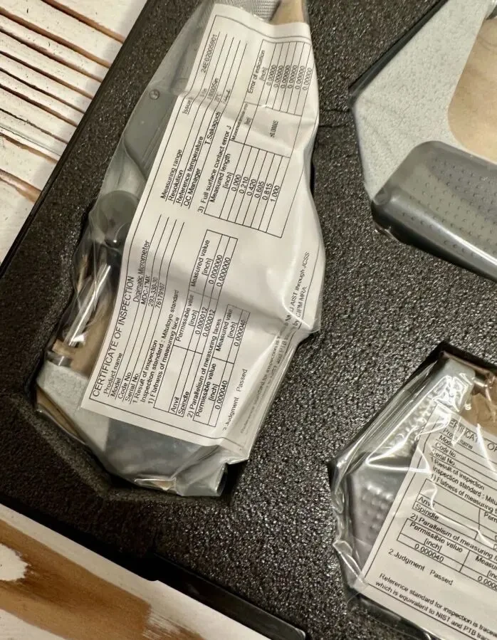 Набір мікрометрів цифрових 0-75мм Mitutoyo 293-960-30 5