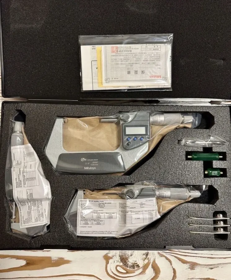 Набір мікрометрів цифрових 0-75мм Mitutoyo 293-960-30 3