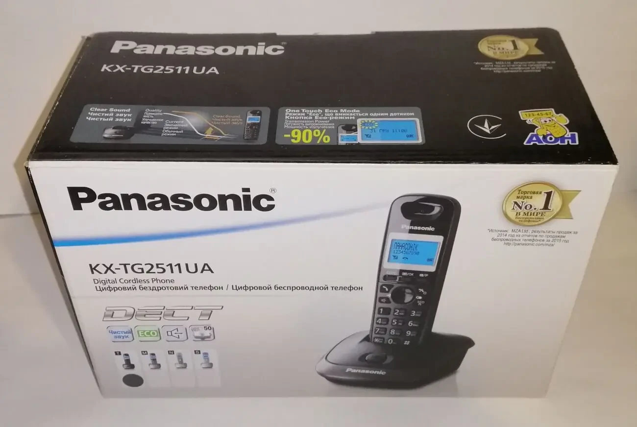 Радіотелефон PANASONIC KX-TG2511UA 6