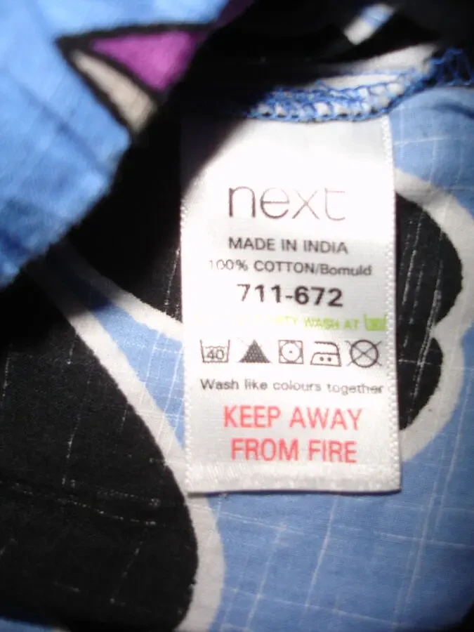 БЛУЗА/блузка/туніка 48 р. БРЕНД Next. НАТУРАЛЬНА. Літня. В квіти. 5