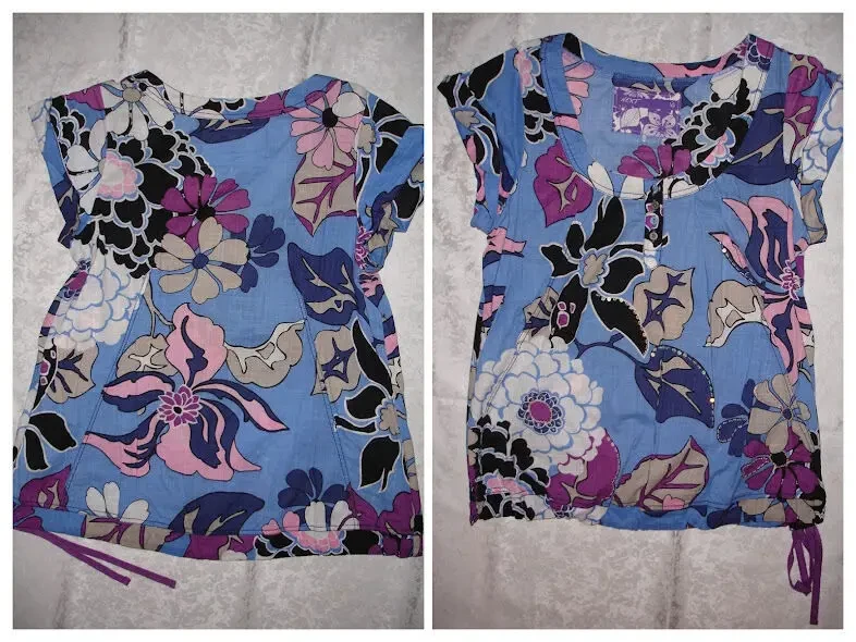 БЛУЗА/блузка/туніка 48 р. БРЕНД Next. НАТУРАЛЬНА. Літня. В квіти.