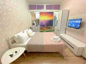 Лавандовий колір Однокімнатна квартира біля ЦУМу в центрі Полтави