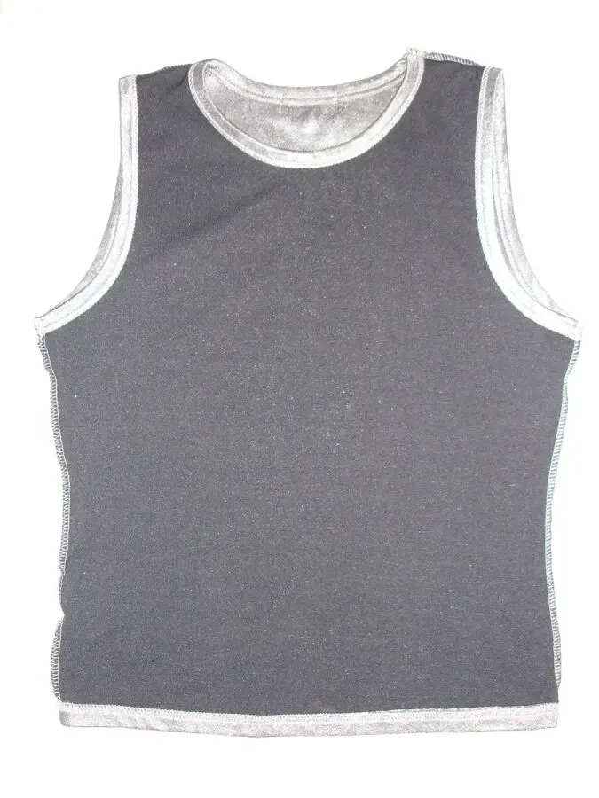 БЛУЗА/блузка спорт. типу СІРА/срібляста S/M БРЕНДОВА. Жіноча. 6