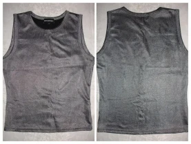 БЛУЗА/блузка спорт. типу СІРА/срібляста S/M БРЕНДОВА. Жіноча.