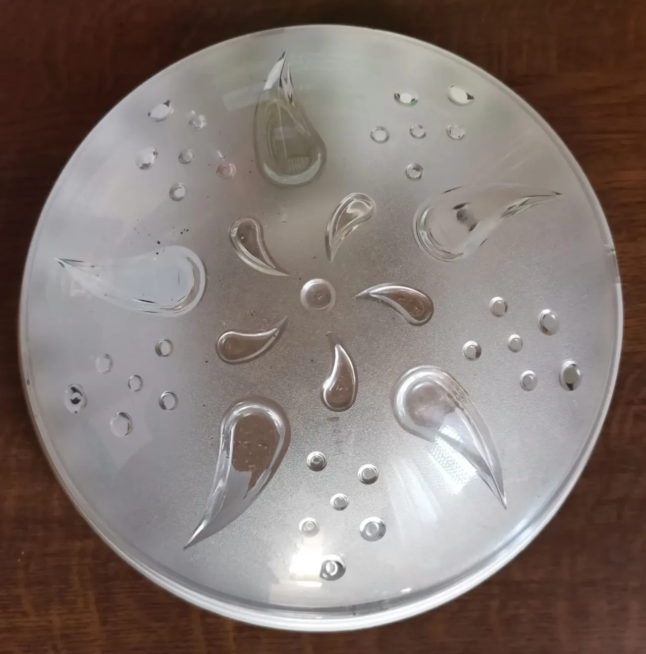 Світильник пластиковий Horoz Уфо Роза Вітрів біла