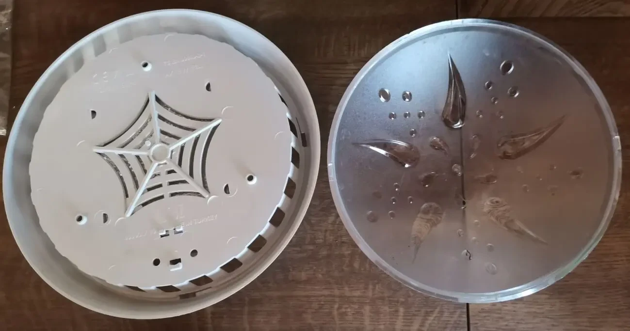 Світильник пластиковий Horoz Уфо Роза Вітрів біла 3