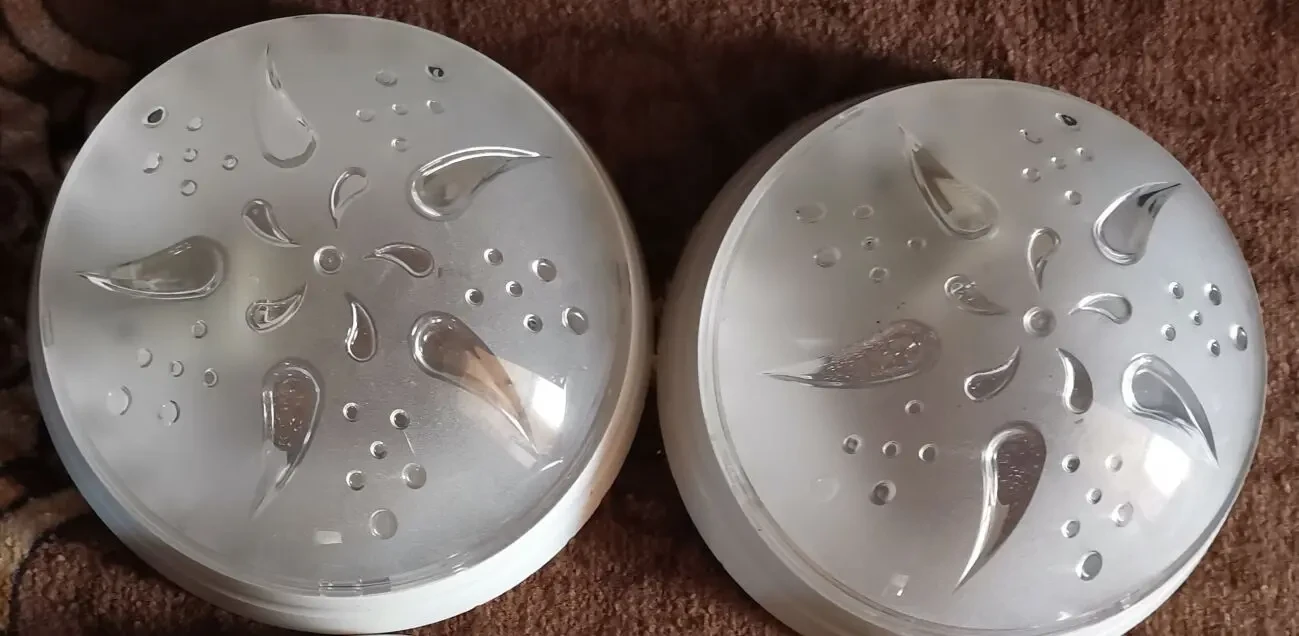 Світильник пластиковий Horoz Уфо Роза Вітрів біла 6