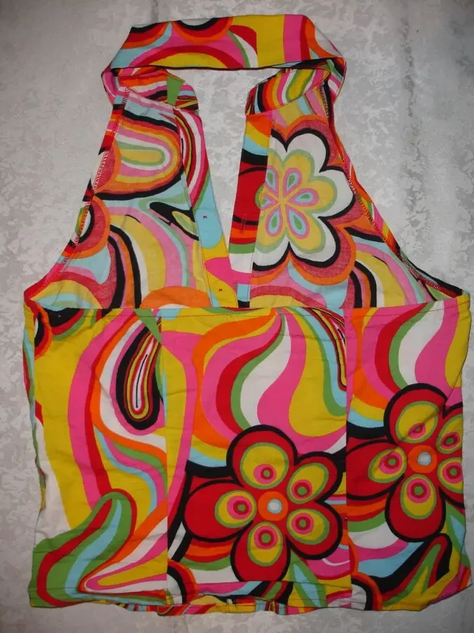 БЛУЗА/блузка 46 р. БРЕНДОВА. Багатобарвна. НАТУРАЛЬНА. Спина відкрита. 4