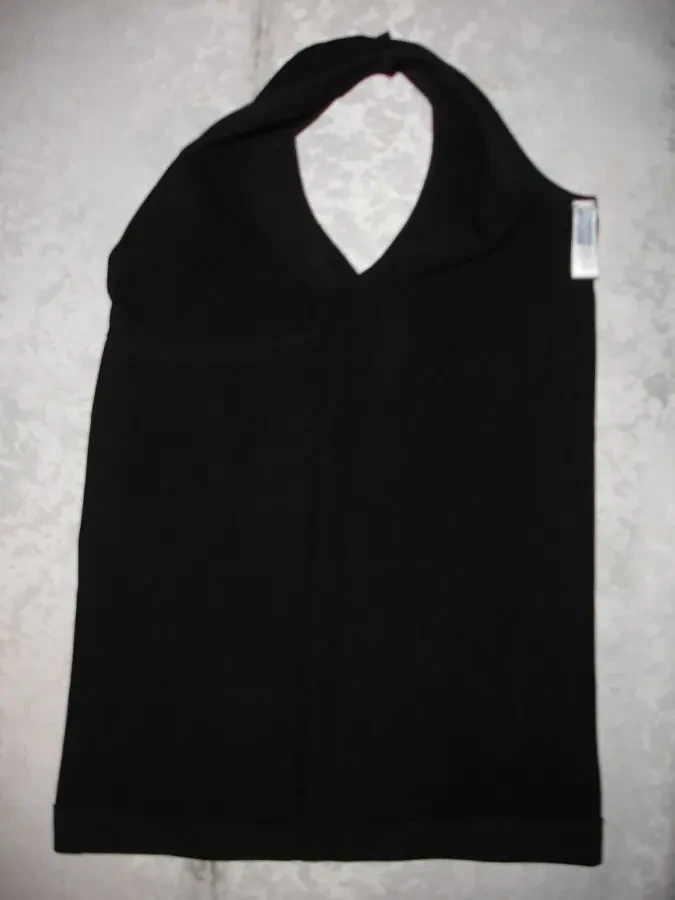 БЛУЗА/майка L-ка ЧОРНА спорт. типу. БРЕНДОВА. Без бокових швів. 7