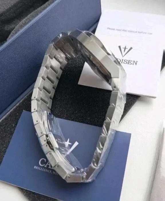 Мужские часы бизнес стиля cadisen sapphire nh35a 5