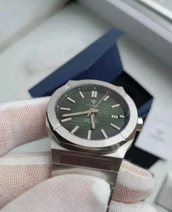 Мужские часы бизнес стиля cadisen sapphire nh35a 3