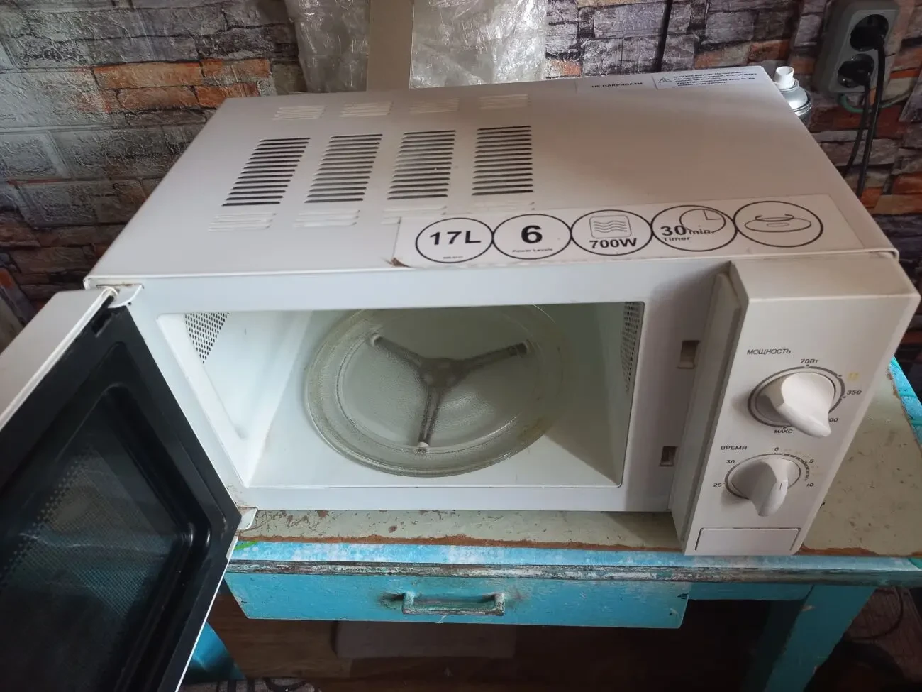 Брендовая микроволновая печь LG. Механика. Микроволновка. СВЧ. 3