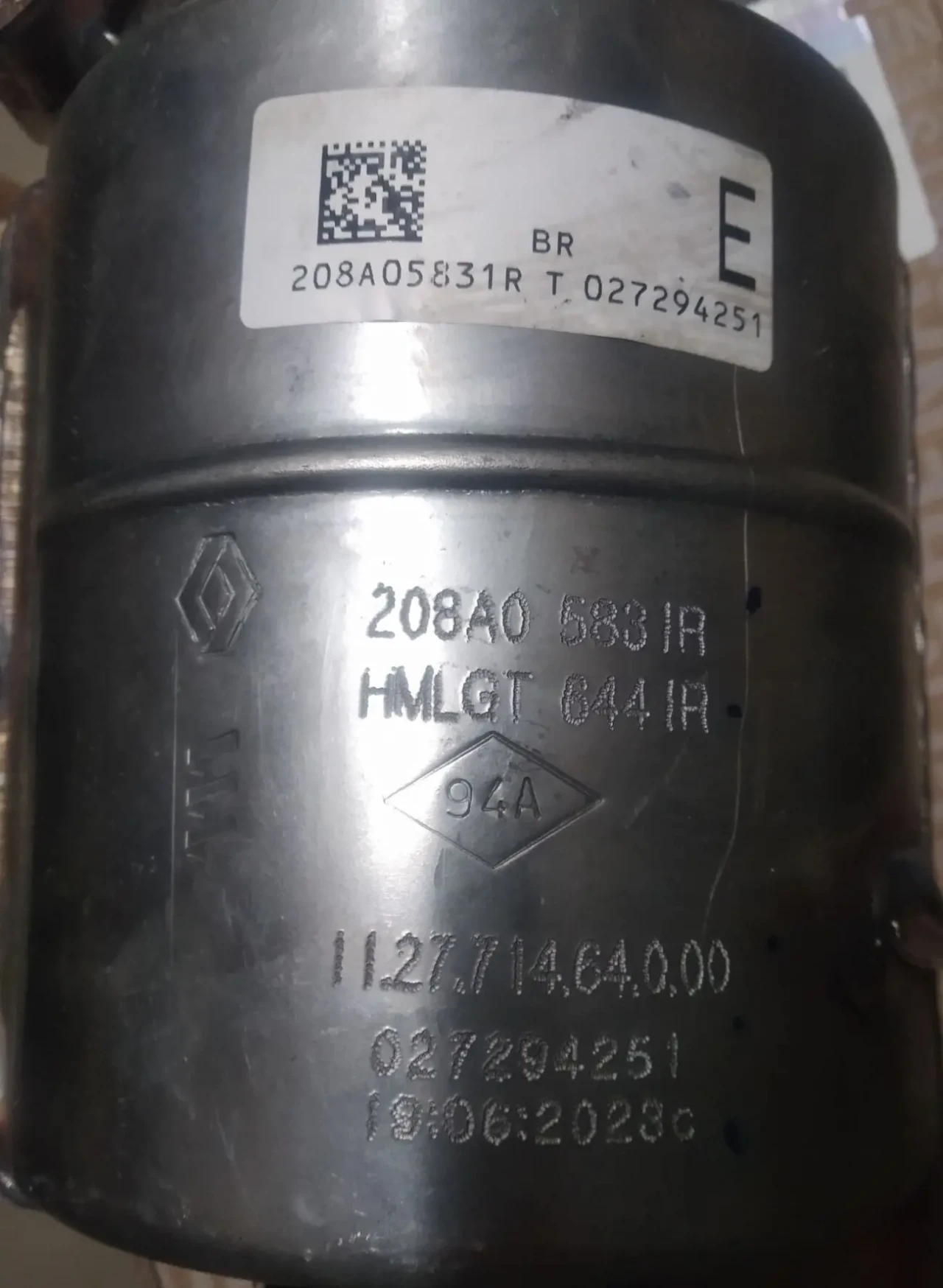 208A05831R	Каталітичний нейтралізатор 2