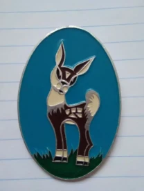 Значок оленятко