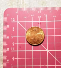 Монета в коллекцию 1 евроцент и 10 гроши набор