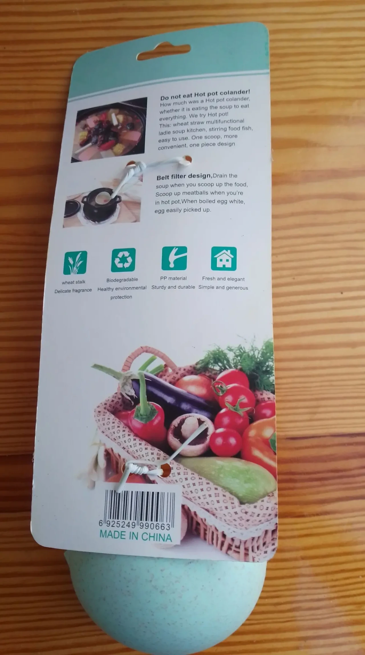 Бирюзовая шумовка ложка половник и венчик нейлон пластик 4