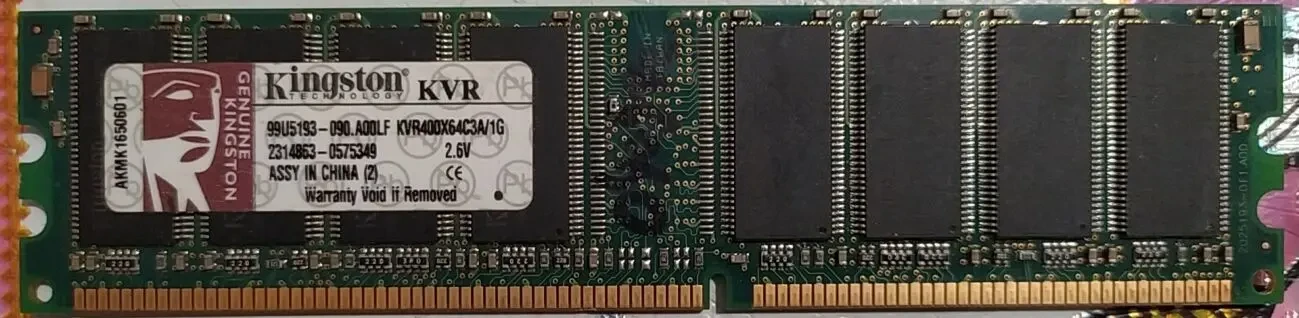 Оперативная память Kingston KVR400X64C3A/1G