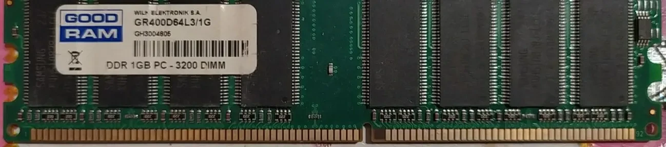 Оперативная память GoodRAM GR400D64L3/1G