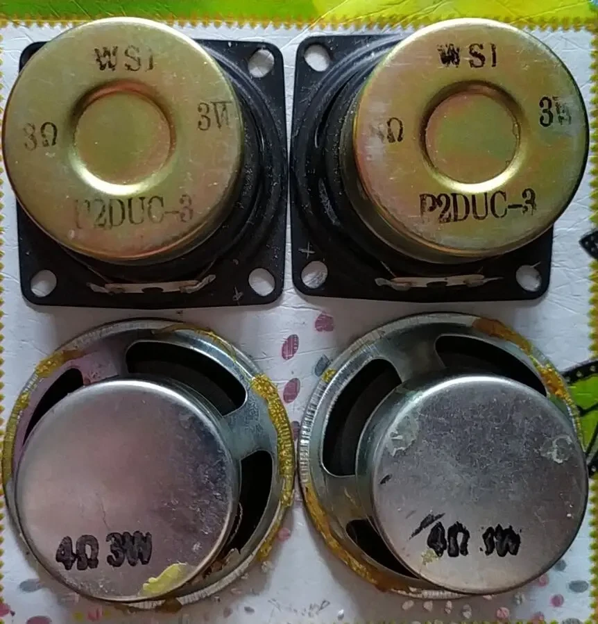 Динамики 3 Ватта/3-4 Ом 3