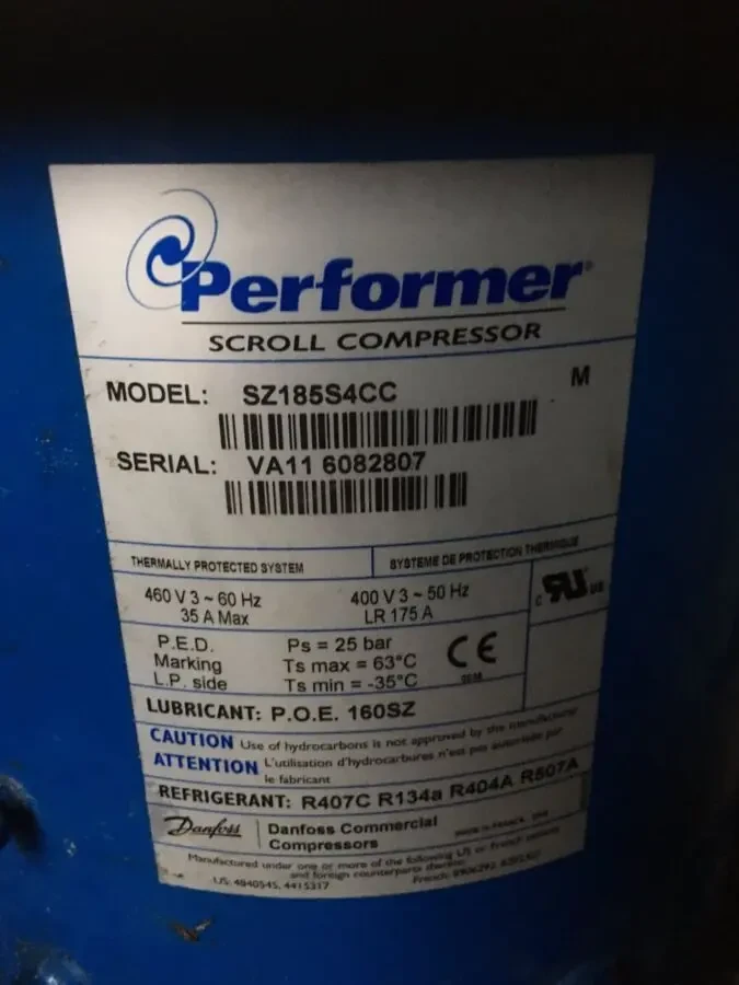 Промисловий компресор Danfoss Performer (Scroll) 2